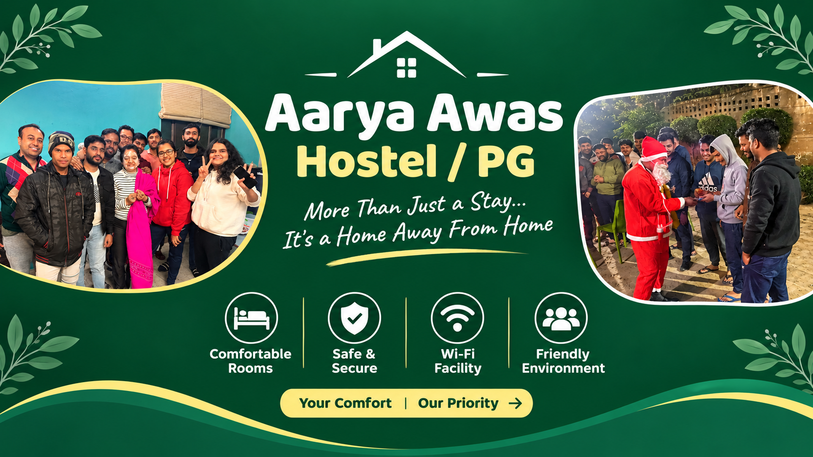 Aarya Awas Hostel Facilities